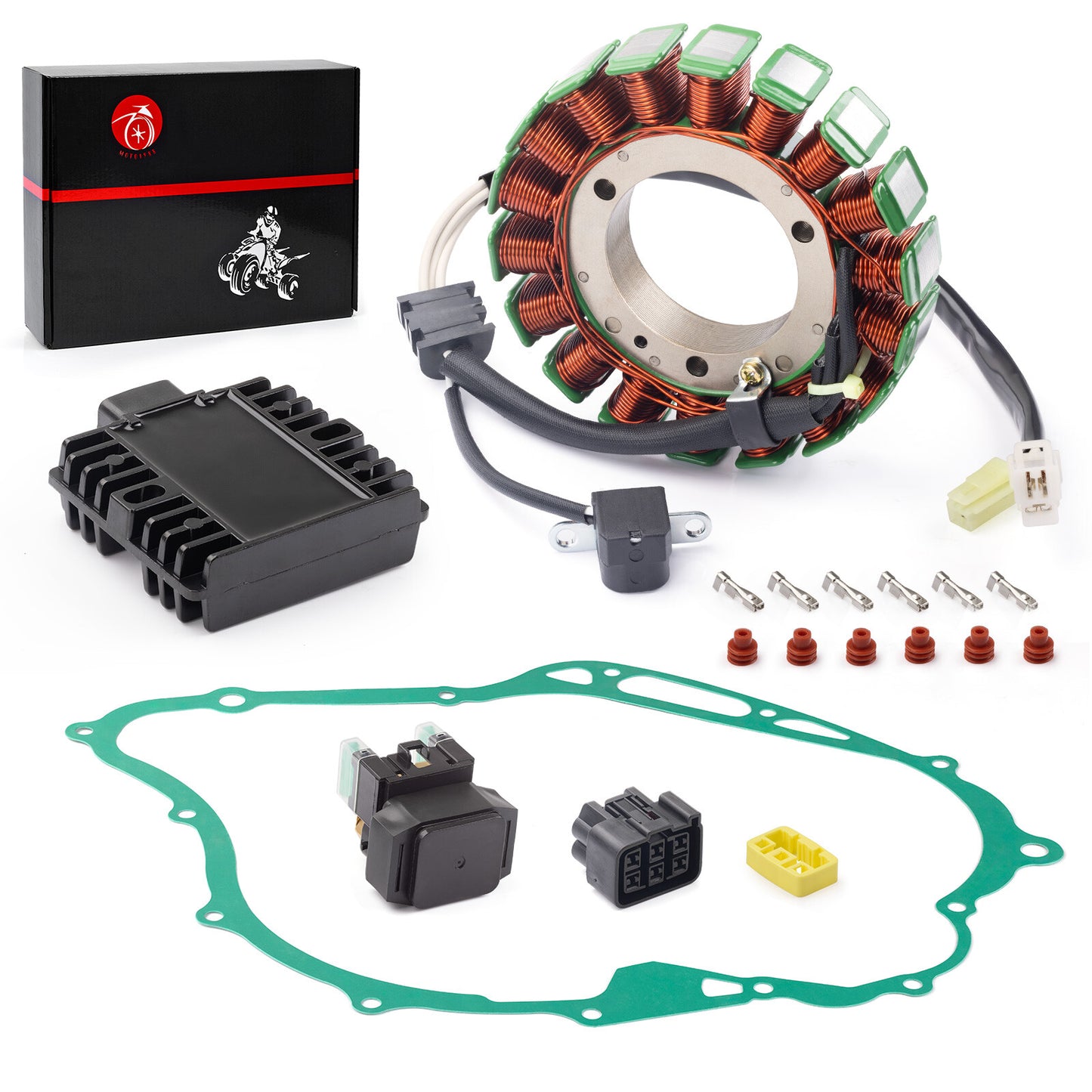 Stator Relay Rectifier with Gasket for Yamaha Vstar 1100 (2004–2009)