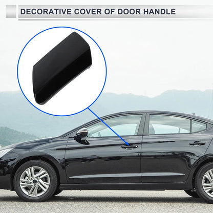 Front Left Door Knob Cover for BMW 7-Series G11 G12 Black (2017-2022)