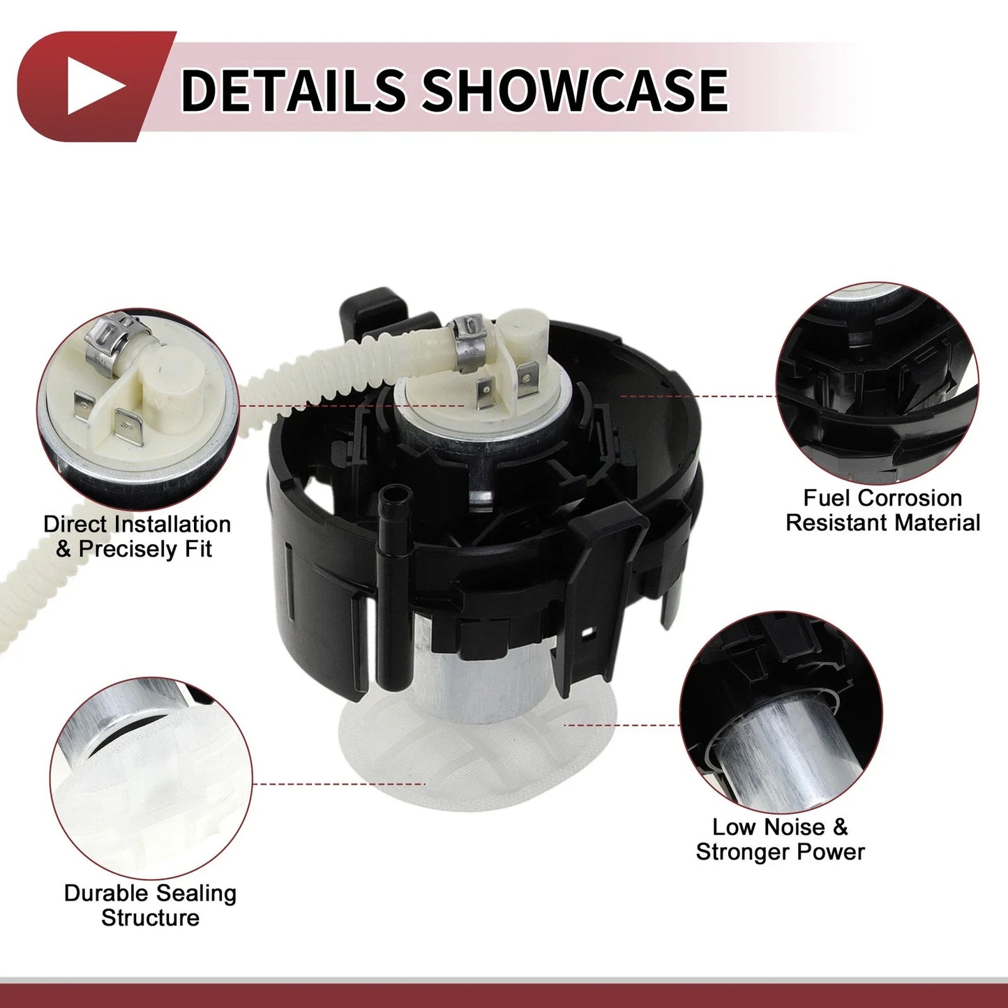 Electric Fuel Pump Assembly for BMW 740i 740iL 750iL (1995 - 2001)