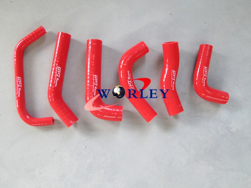 Silicone Radiator Hose for Honda XR650R (2000–2009) - Red