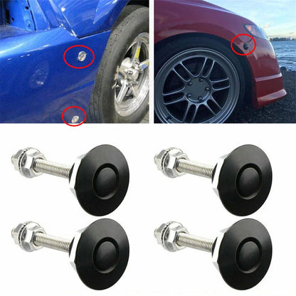 4 x 23MM Billet Hood Quick Release Latch Fasteners for Car (All Years)