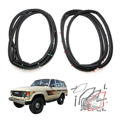 Weatherstrip Set for Toyota Land Cruiser BJ60 FJ61 FJ62 HJ60 (1980–1990)