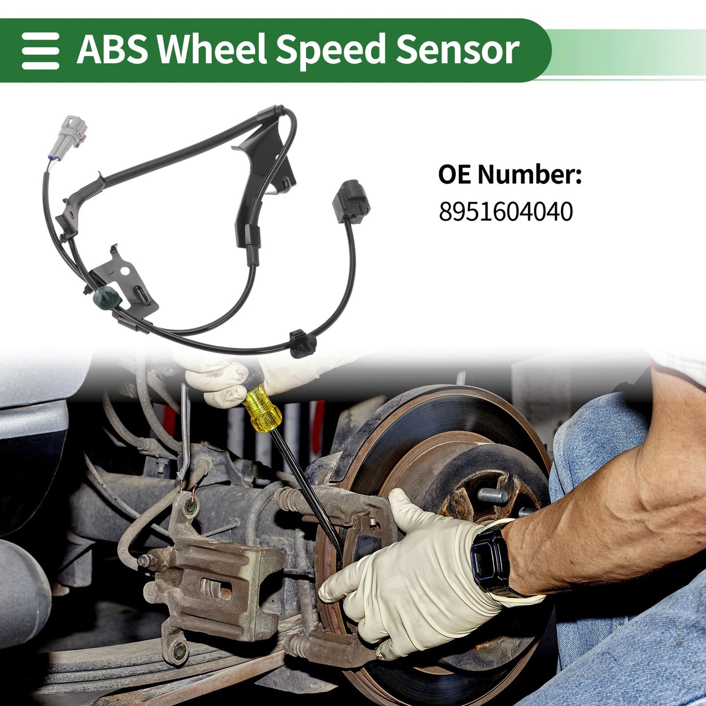 ABS Wheel Speed Sensor No. 8951604040 for Toyota Tacoma (2005–2015)