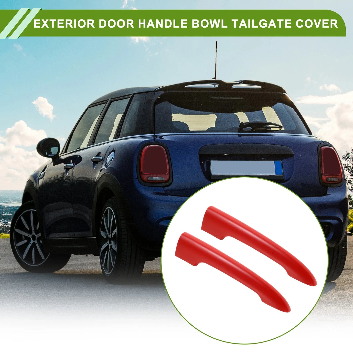 Tailgate Handle Cover for BMW Mini R55 Clubman (2006-2014) Red