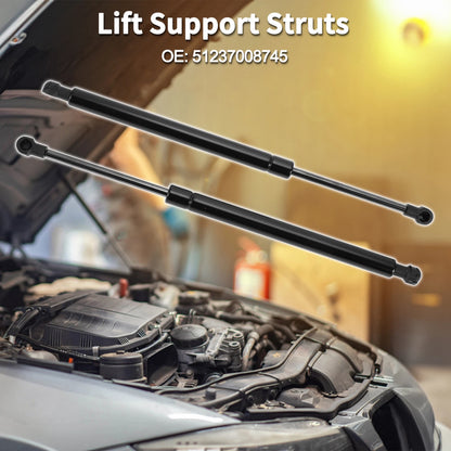 Set of 2 Front Hood Lift Supports Struts No. 51237008745 for BMW 525i/530i (2004–2007)
