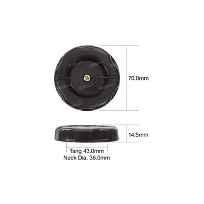 Engine Oil Cap for Ford Econovan SGMW 4cyl 2.2L S2 (1981 - 1984)