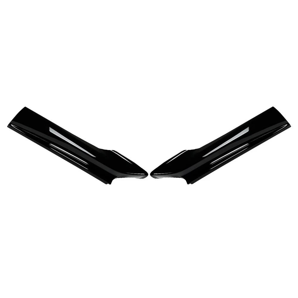Front Splitter Lip Corner Gloss Black for BMW 5 Series F10 F11 M Sport (2011–2017)
