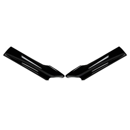 Front Splitter Lip Corner Gloss Black for BMW 5 Series F10 F11 M Sport (2011–2017)
