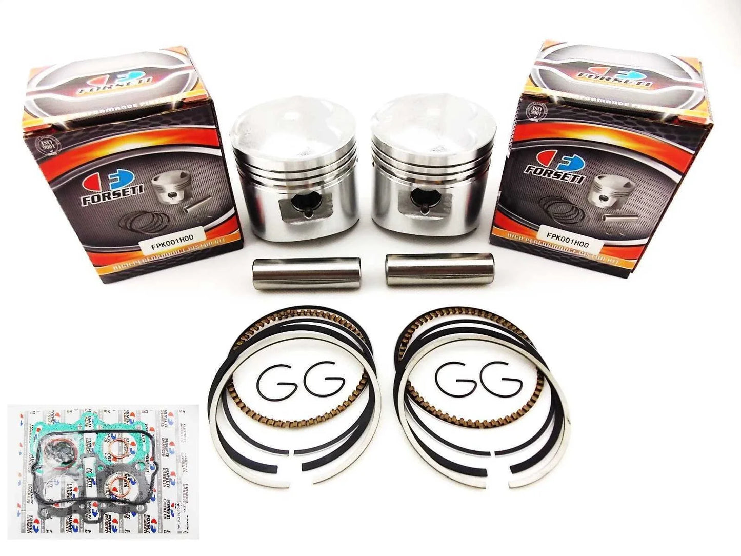 0.5mm O/S Top End Kit with 62.50mm Piston Rings & Gasket for Honda CB250T (78-79)