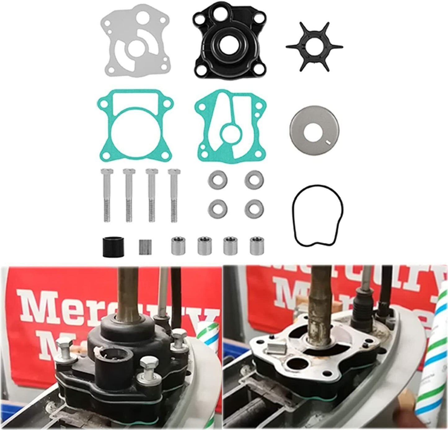 Water Pump Rebuild Kit for Honda 40 50 hp BF40A BF50A BF40D BF50D (2000–2023)