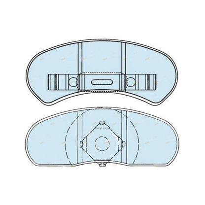 Rear Disc Brake Pad Set for Ford LTD FC (1973 - 1982)