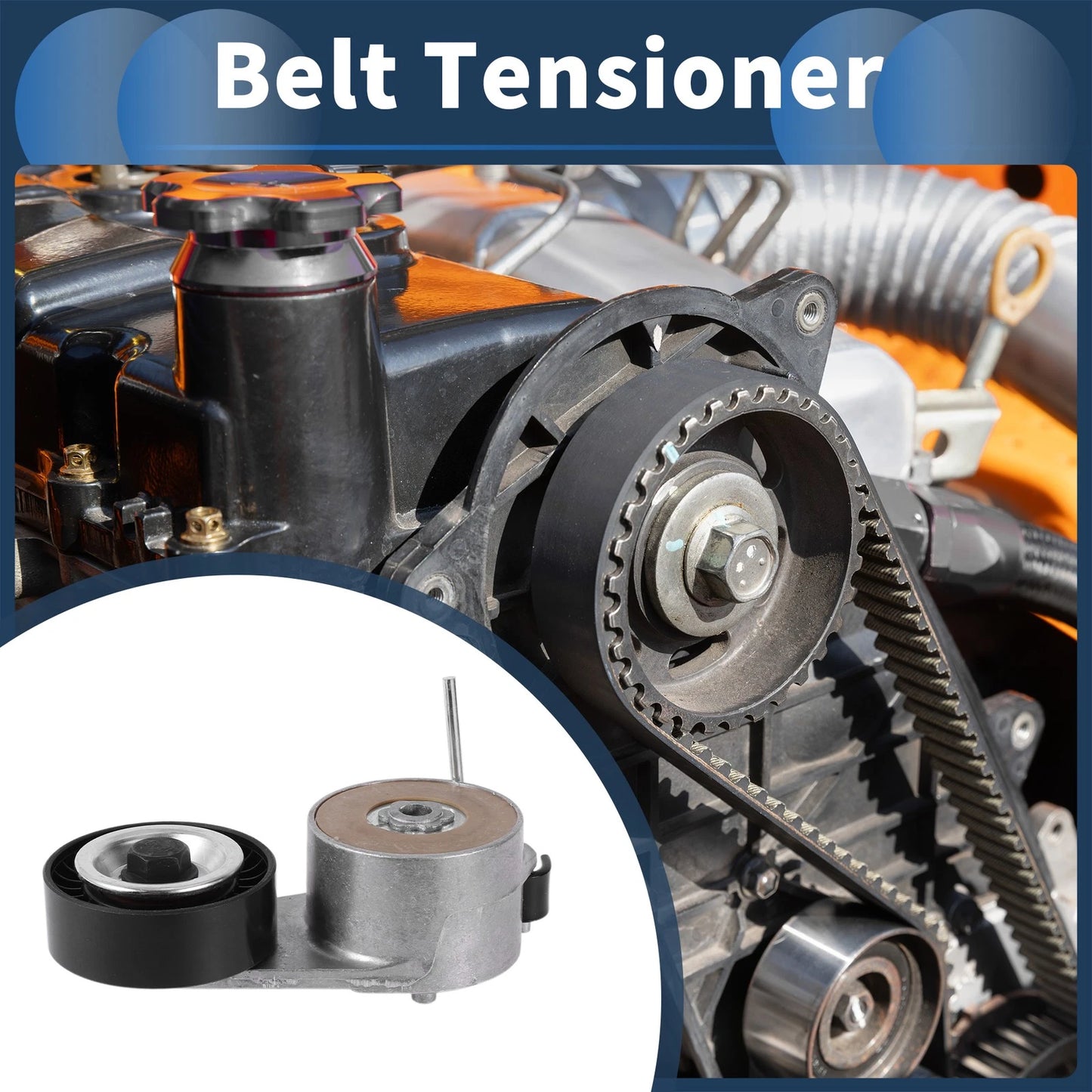 Belt Tensioner Drive for Alfa Romeo Giulietta (2011–2017) No. 46754624 Metal