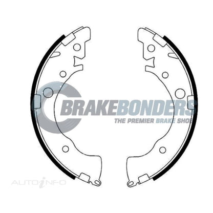 Rear Brake Shoes for Honda City (2014–2019)