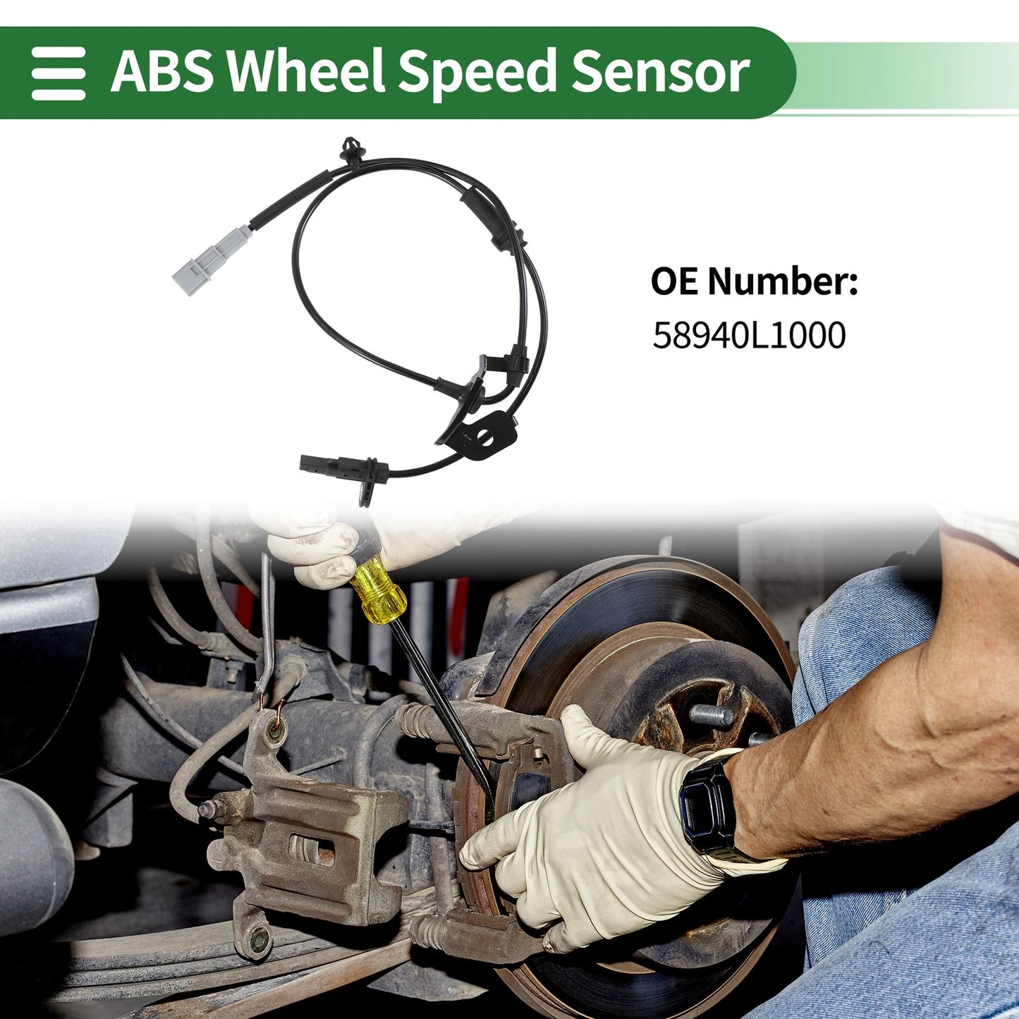 ABS Wheel Speed Sensor No. 58940L1000 for Hyundai Sonata (2020–2022)