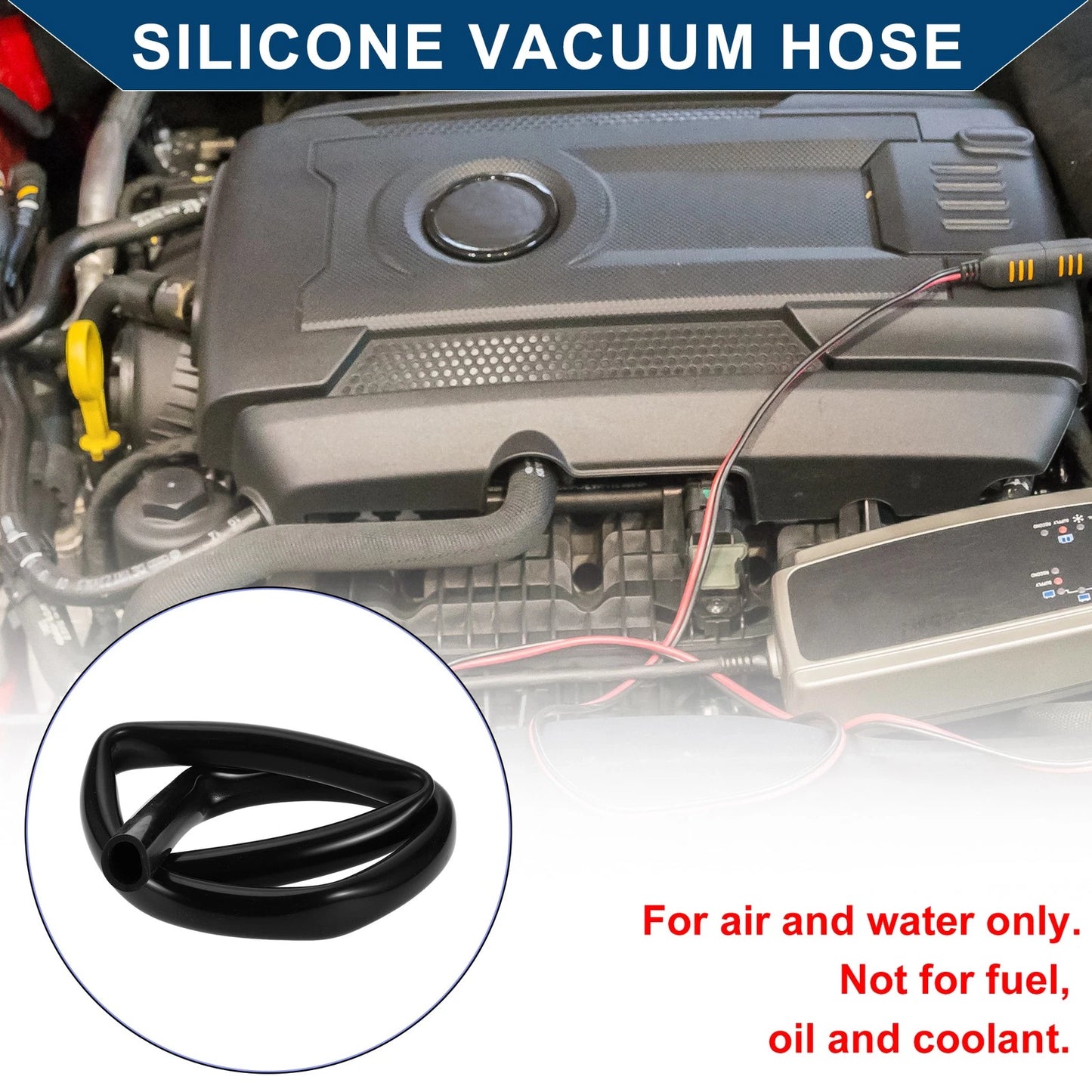 3.3FT 13/16" 20mm ID Silicone Vacuum Tubing Hose for Air Water