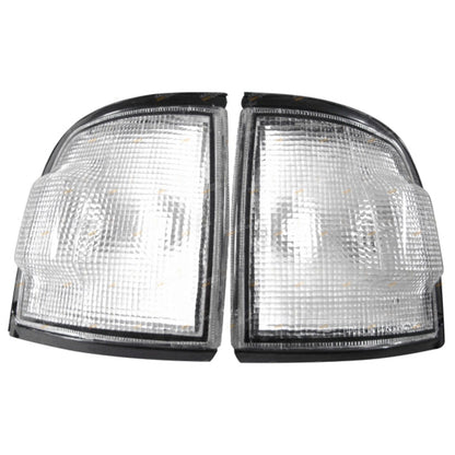 Clear Altezza Corner Lights Pair with Black Trim for Holden Rodeo TF (1991–1997)