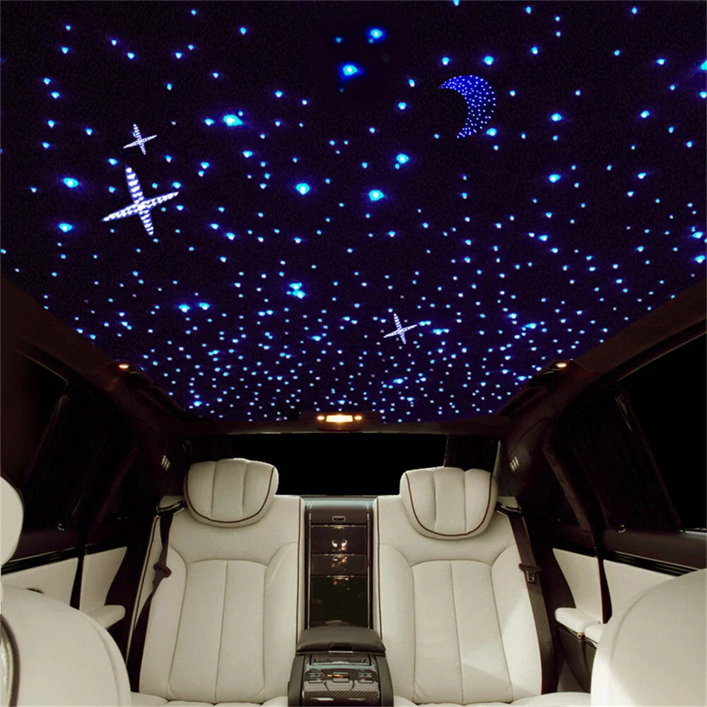 20W RGBW Twinkle Fiber Optic Dual Light Roof Stars for Car Light Source