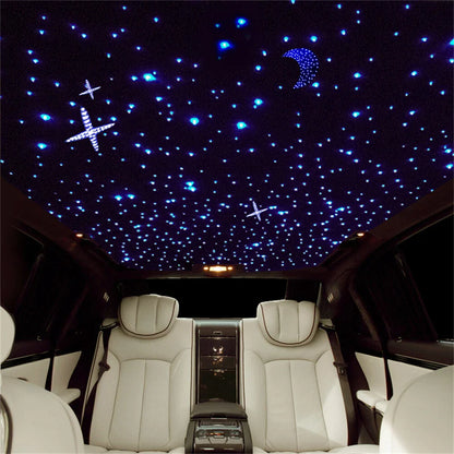 20W RGBW Twinkle Fiber Optic Dual Light Roof Stars for Car Light Source