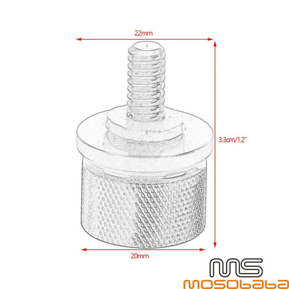 1/4-20 Thread Seat Bolt for Harley Touring Softail Dyna Street Bob Street Glide