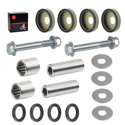 Lower Front A Arm Bushing Seals Bolts Kit for Kawasaki KFX400 (2003–2006)