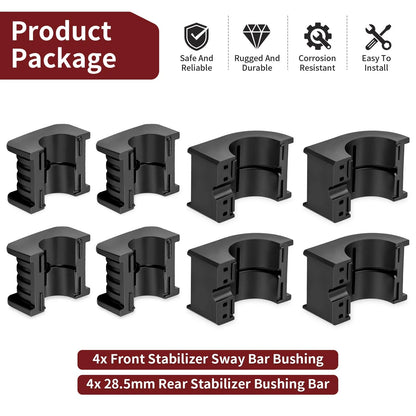 Front + Rear Stabilizer Sway Bar Bushing for Polaris General (2017–2023)