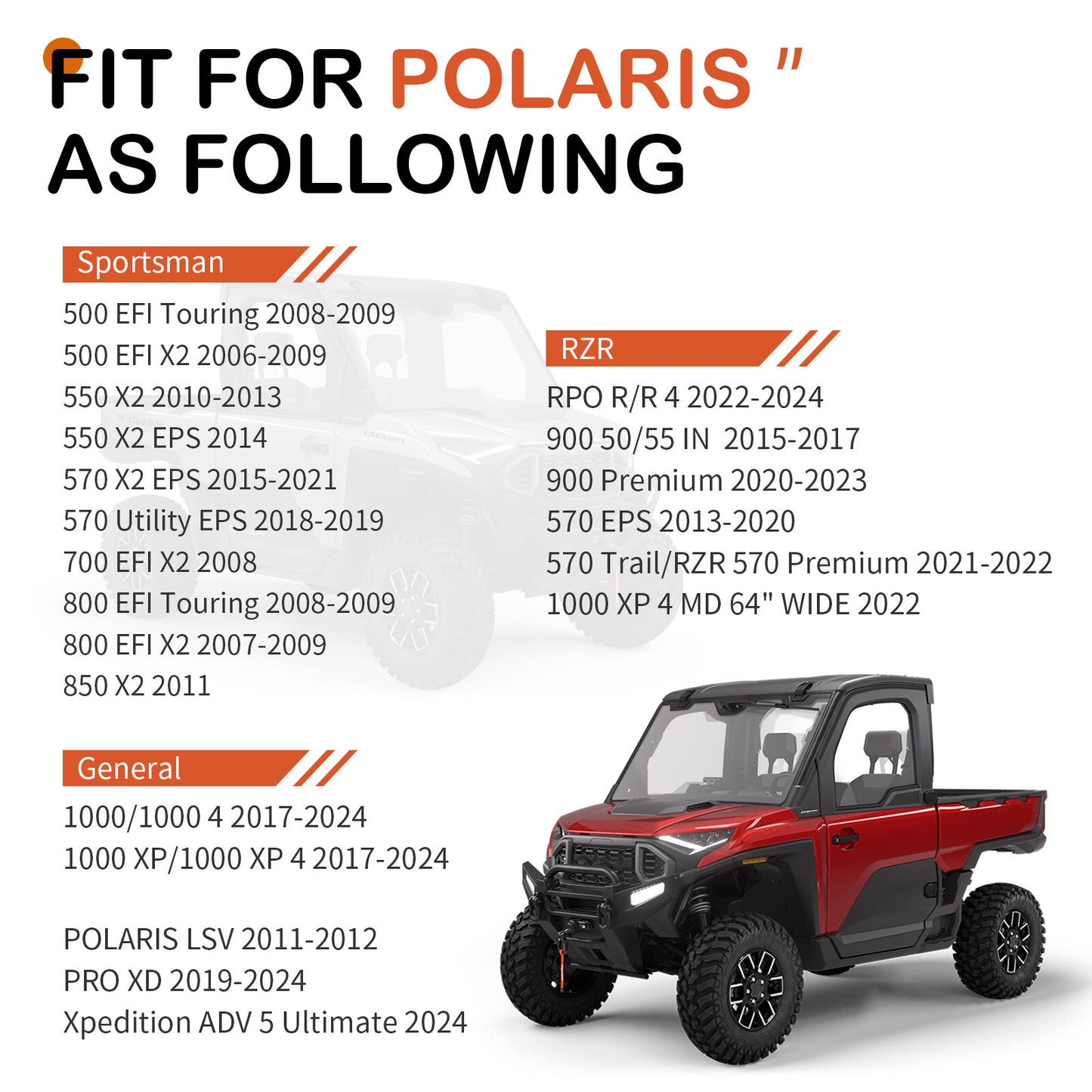 Transmission Solenoid for Polaris RZR 570 900 1000 XP 4 S Trail (2010–2023)