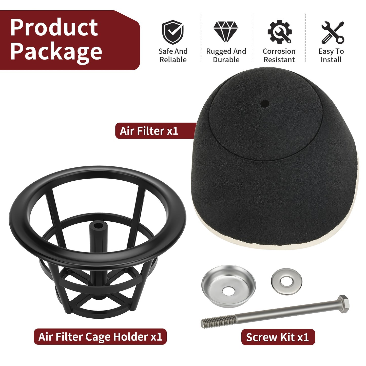 Air Filter Kit for Yamaha YZ80 (1993–2001)
