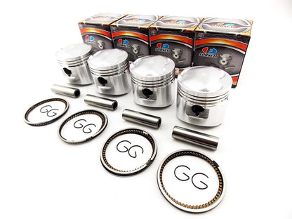Piston Set for Honda CB750F (1979–1982) 0.5mm O/S 62.5mm Rings Clips