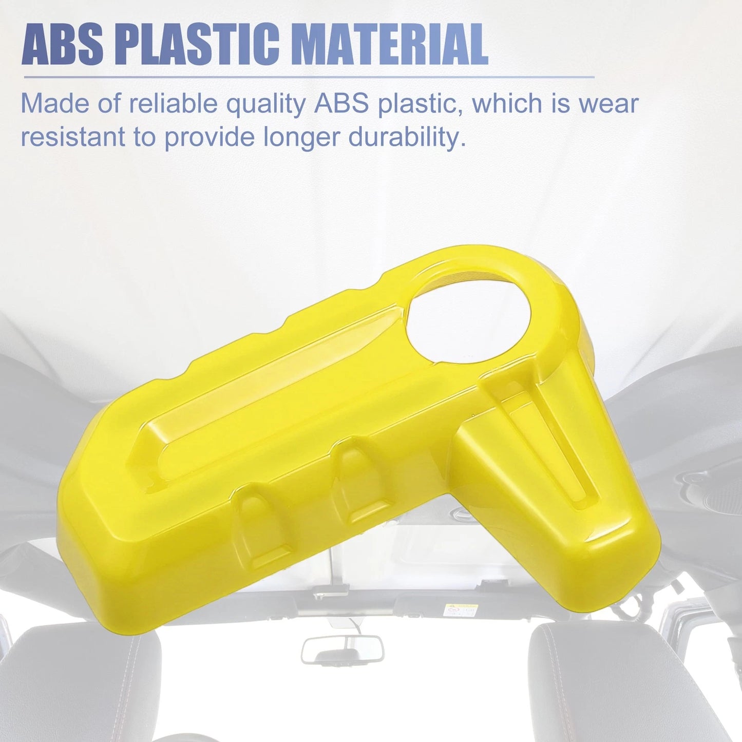 6pcs Hardtop Roof Removal Switch Handle Cover for Jeep Wrangler (2018–2023) Yellow