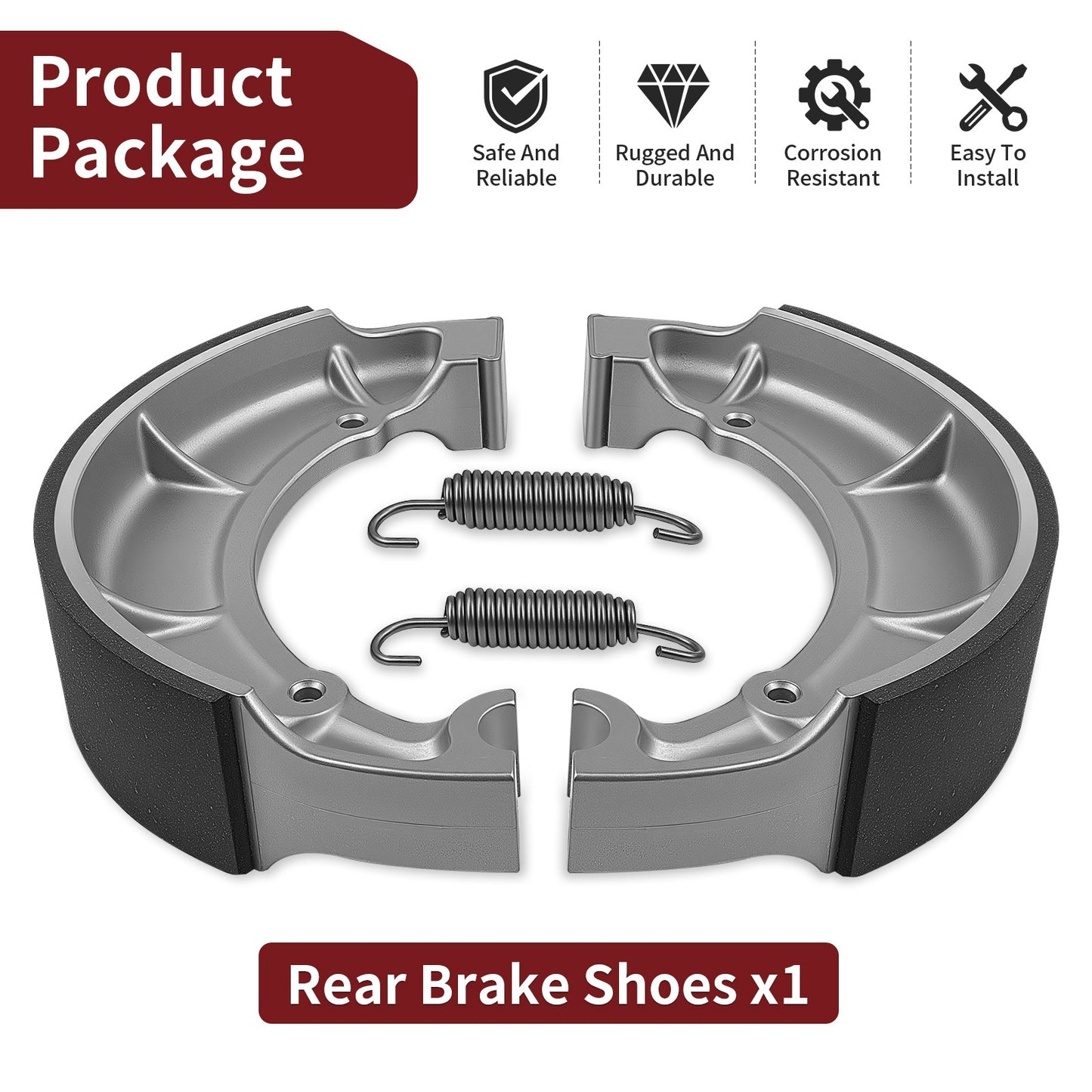 Rear Brake Shoes for Yamaha XJ650R Seca 650 (1982)