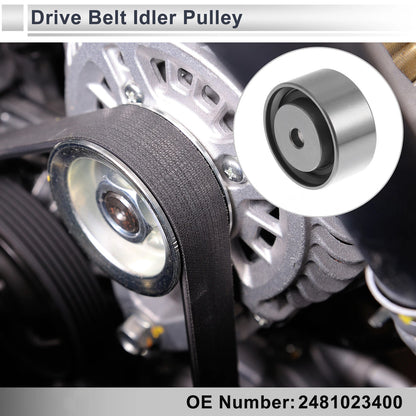 Drive Belt Idler Pulley for Hyundai Tucson (2005–2009) No. 2481023400