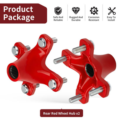 Rear Wheel Hub x2 for Honda Sportrax 450 TRX450R (2004–2009)