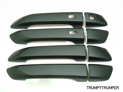 Matte Black Door Handle Cover Trim for Isuzu D-Max Ute (2020-2021)