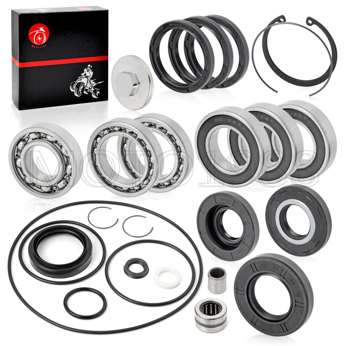 Rear Axle & Differential Bearing Seal Kit for Honda TRX250EX TRX250X (2001–2020)