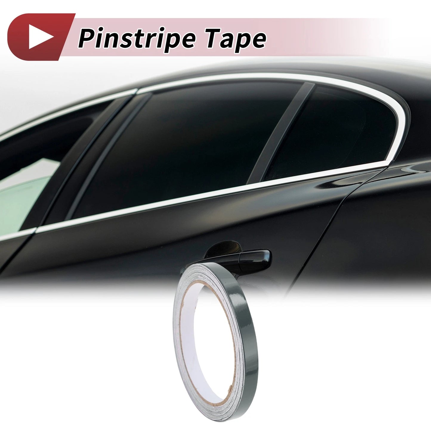 Pinstripe Tape 12mm x 10m for Car Motorcycle Boat Racing Stripes