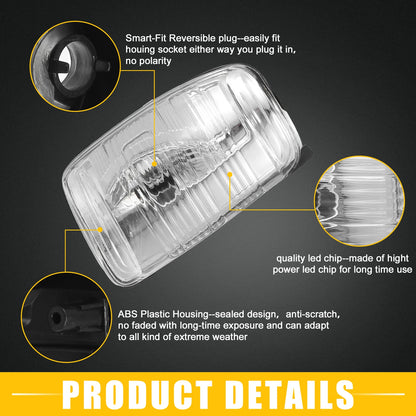 Front Left Side Mirror LED Turn Signal Light No.BK3Z13B375D for Ford Transit (2014–2023)