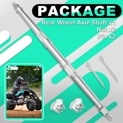 Rear Axle Shaft with Nut Pin for Yamaha Raptor 700R (2006–2025)