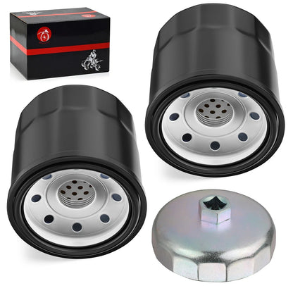 Oil Filter 2 x Oil Filter for Yamaha Tenere 700 XTZ0700 (2019-2024)