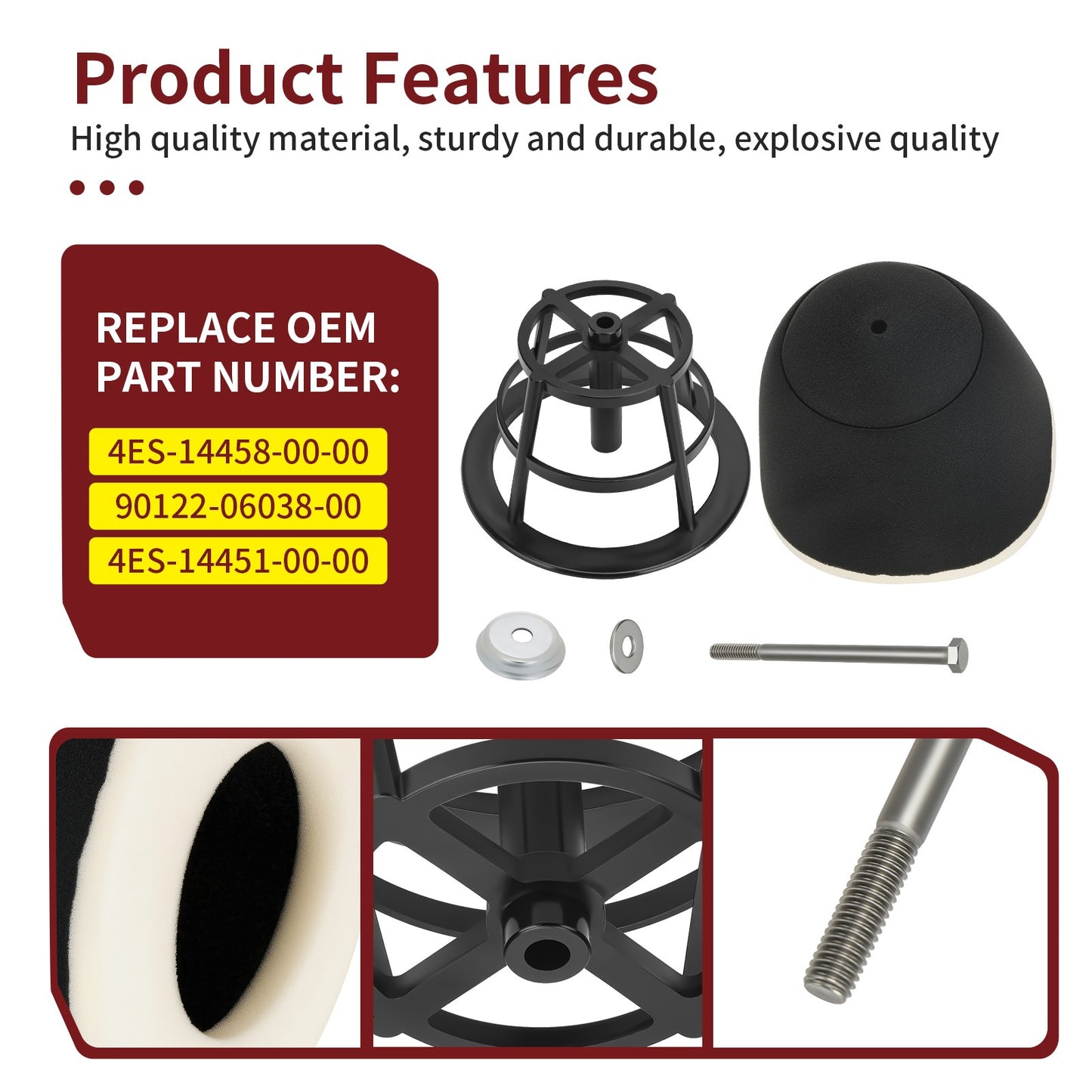 Air Filter Kit for Yamaha YZ80 (1993–2001)