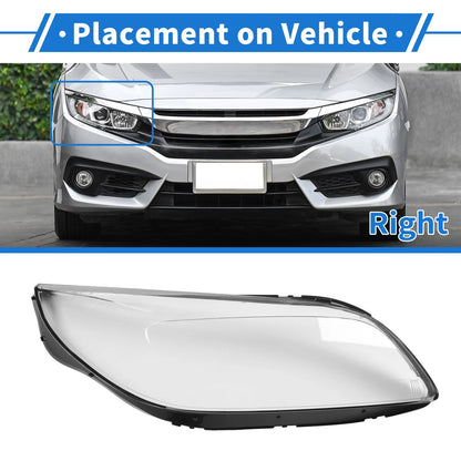1 Pcs Headlight Lens Cover for Chevrolet Malibu (2013–2015)