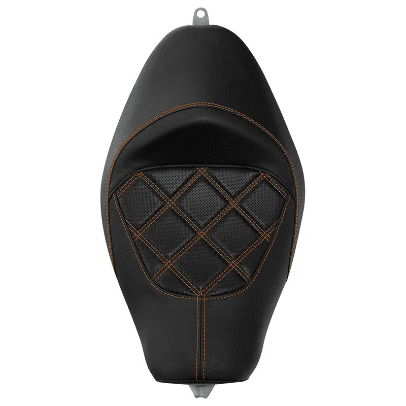Solo Seat Driver Rider for Harley Sportster Iron XL883 1200 Black (2010-2022)