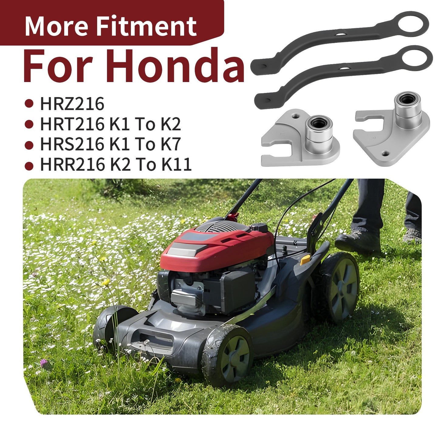 Rear Tire Pivot Set for Honda HRZ216 HRT216 HRS216 HRR216 (2000–2023)