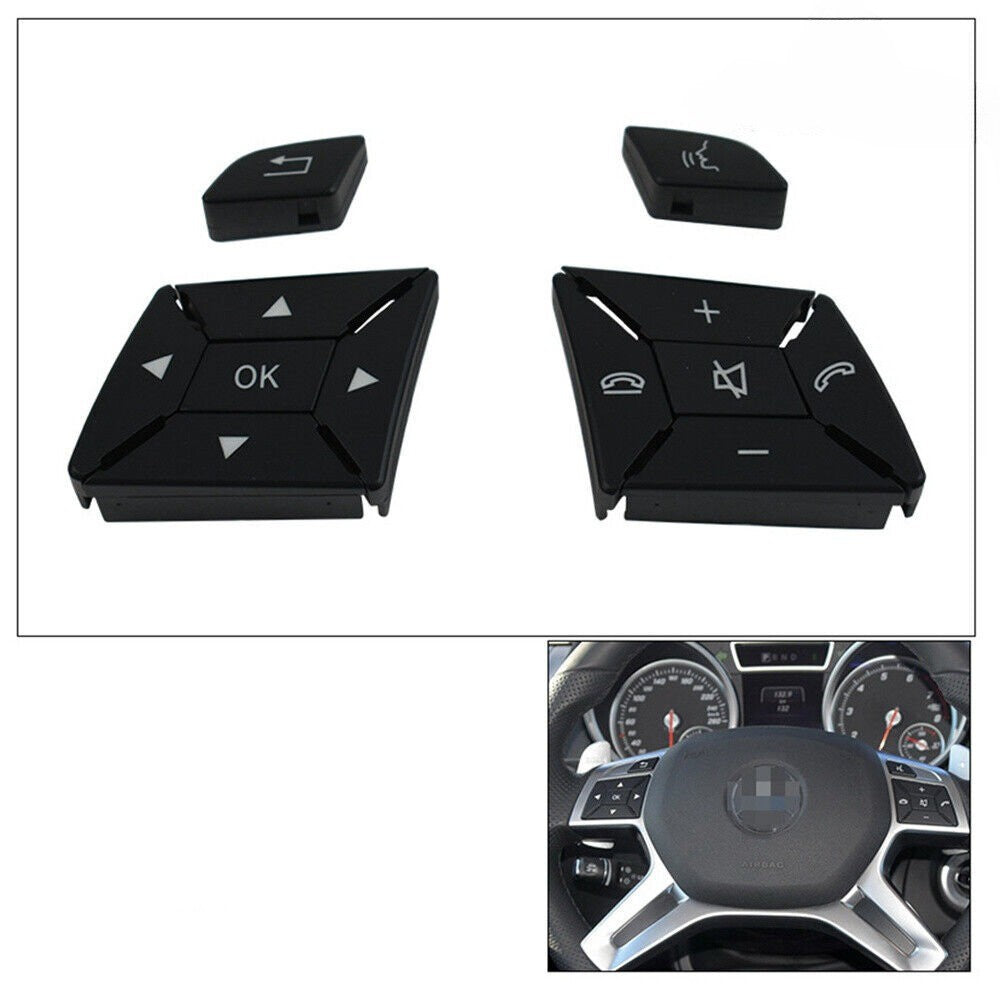 Steering Wheel Control Switch Cover Repair Kit for Benz GL X166 (2013–2015)