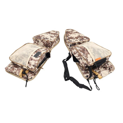 Front Side Door Storage Bags with Knee Pad for Polaris RZR XP 4 1000 Turbo S (2014-2023)