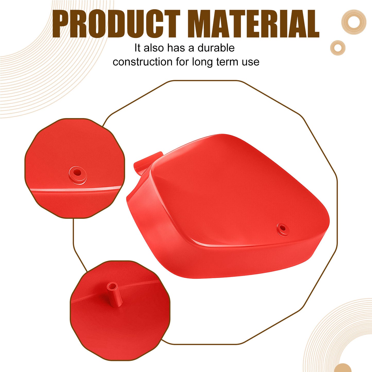 Battery Box Cover & Latch Knob for Honda CA105T CA160 CA95 CM91 CT200 (1965–1975)