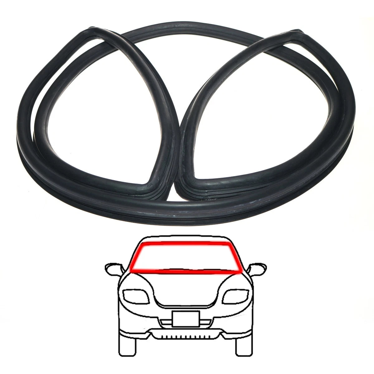 Windshield Weatherstrip for Toyota Corona RT55 (1967–1970)