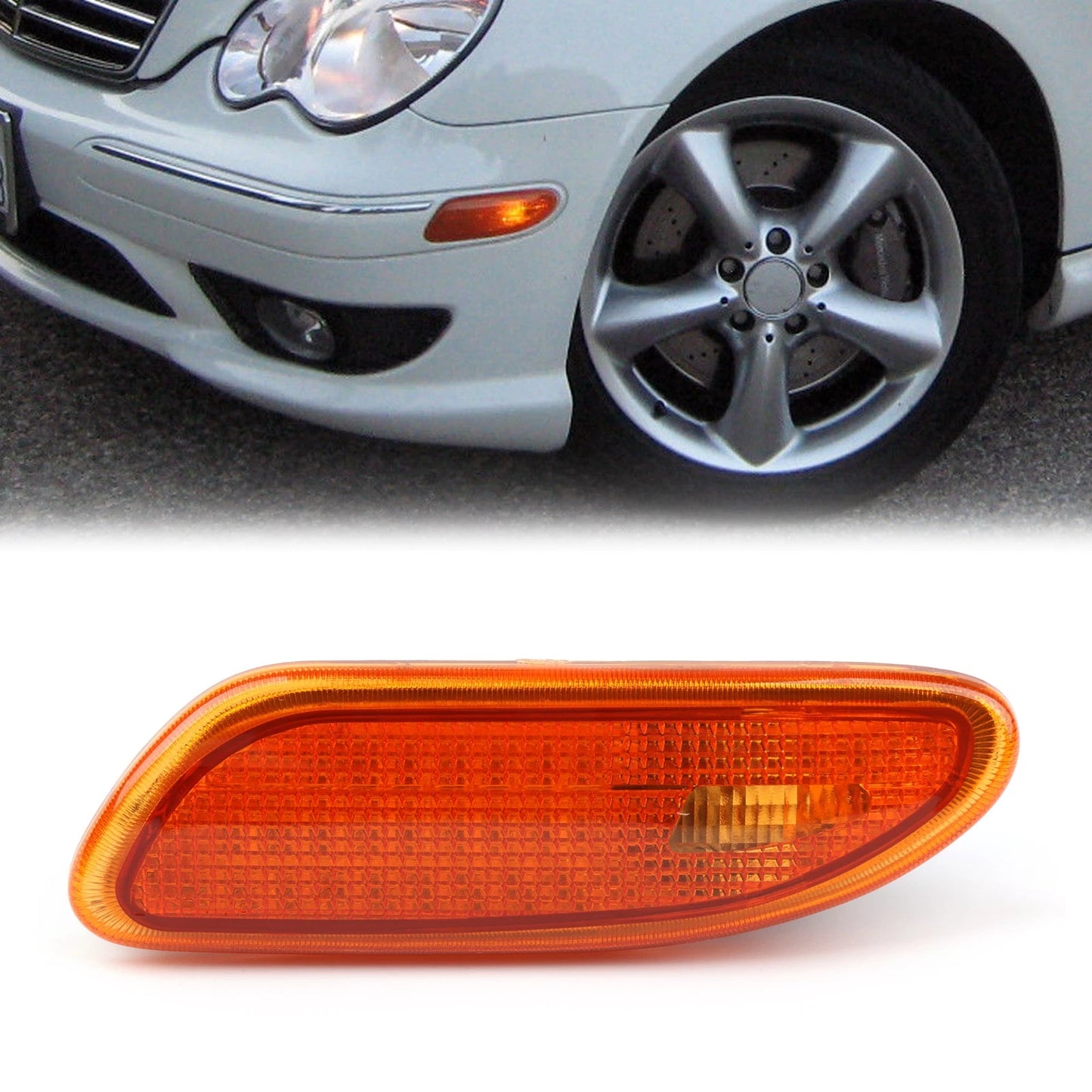 Left Side Marker Turn Signal Light 2038200721 for W203 C-Class (2001–2007)