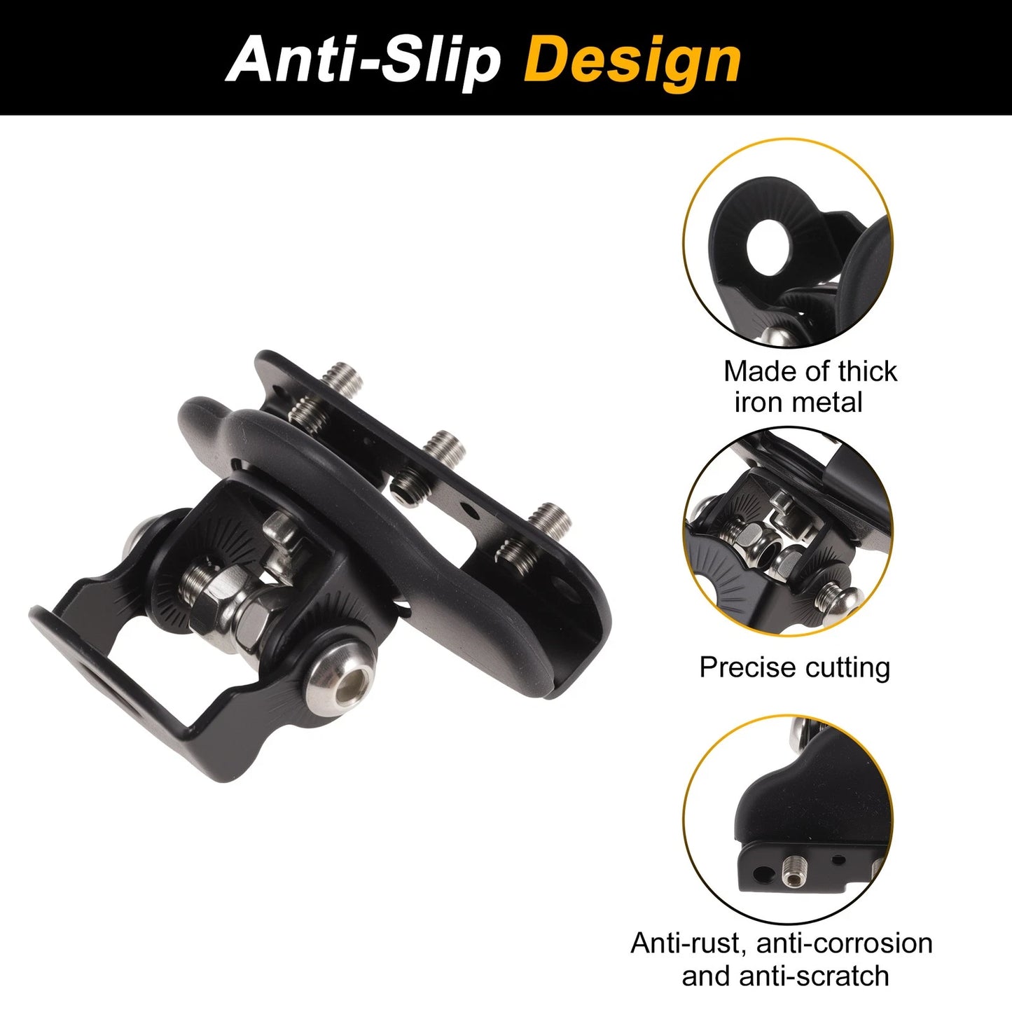 Set of 1 Light Bar Mounting Bracket for Motorcycle ATV (LED)