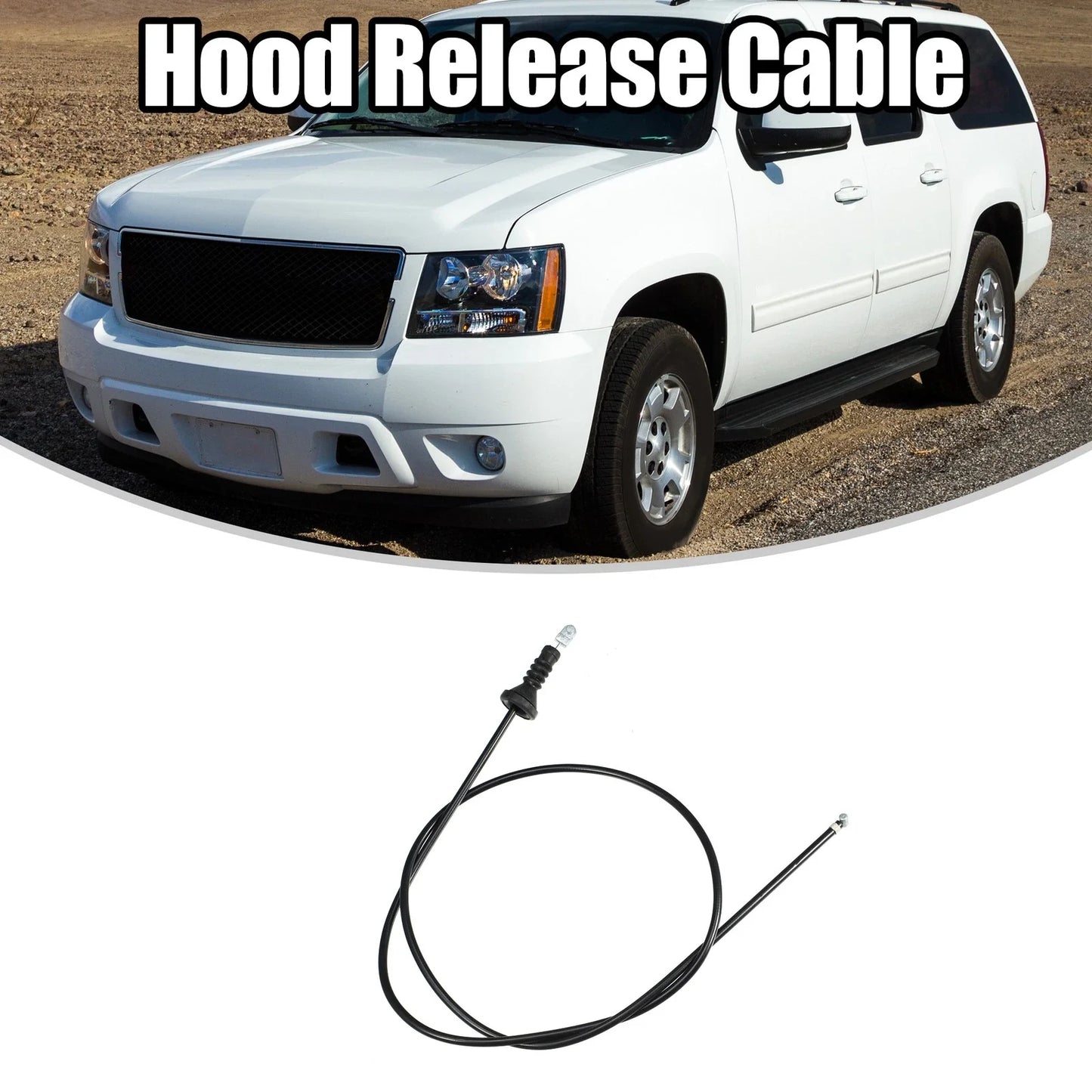 Hood Release Cable Door Handle Cable for BMW 325i Base 3.0L