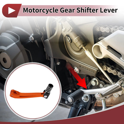 Gear Shifter Lever for Honda CRF150F (2003–2017) Orange Black Silver Tone